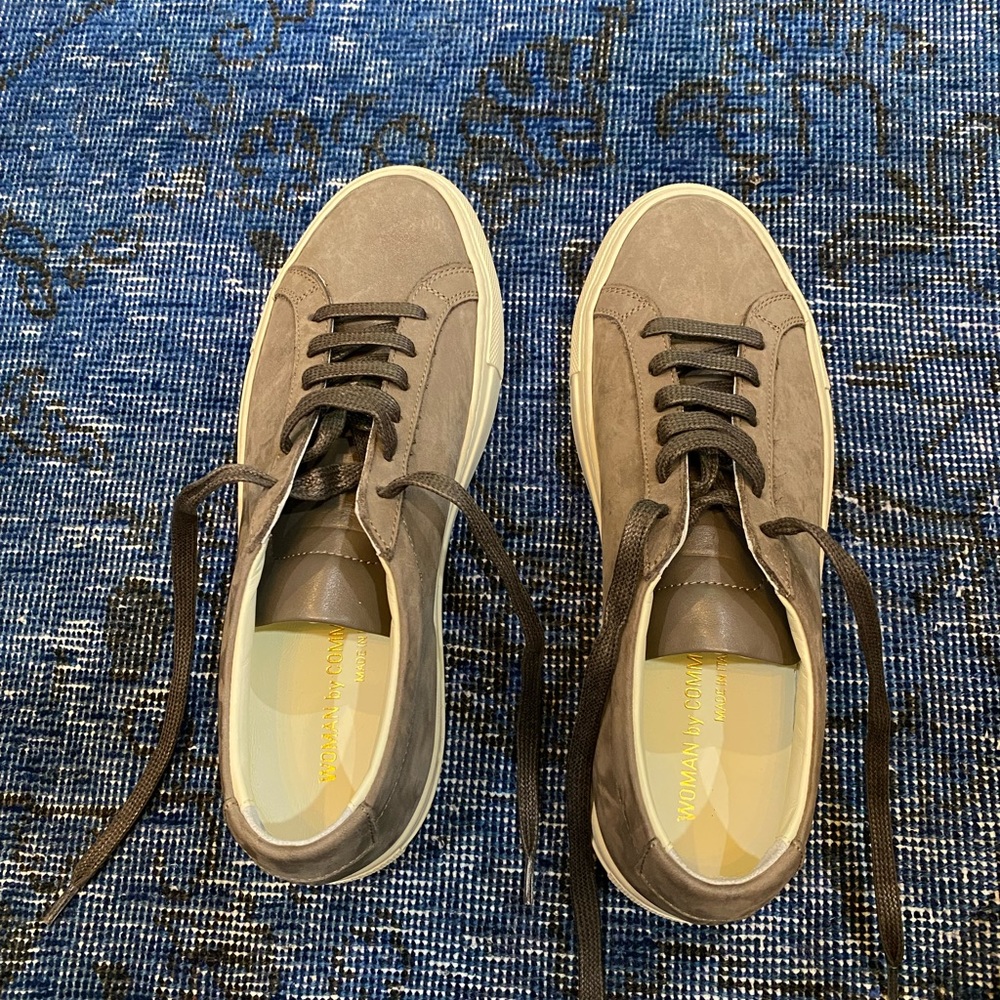 NWOT Common Projects Sneakers in Gray/Brown